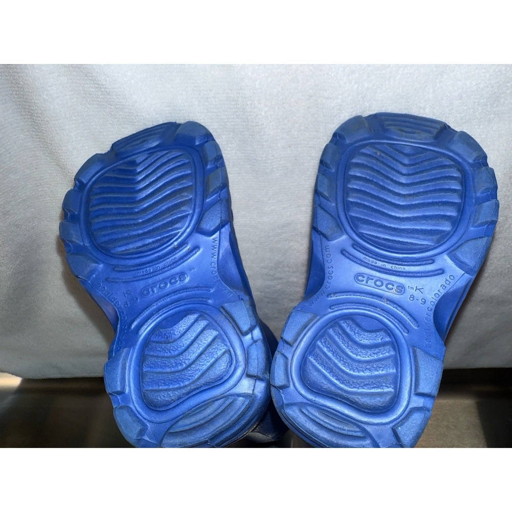 Crocs Blue Kids Unisex Child Size 8/9 Handle‎ It Rain Boots - Picture 7 of 9